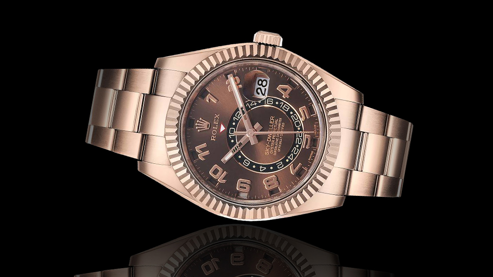Rolex Sky-Dweller in oro rosa 42 mm referenza 326935 quadrante marrone usato nuovo prezzo modelli vendita
